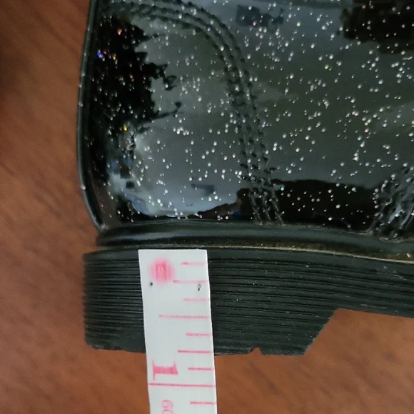 Madden Girl Sparkly Black Kids Boots - Picture 10 of 11